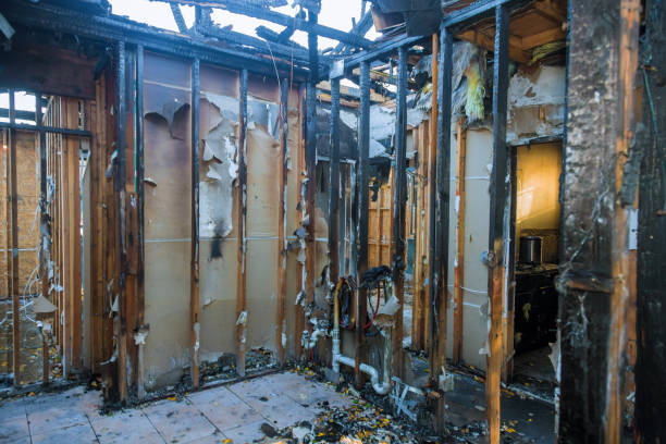 Professional Fire Damage Removal technician working in Villanova, PA